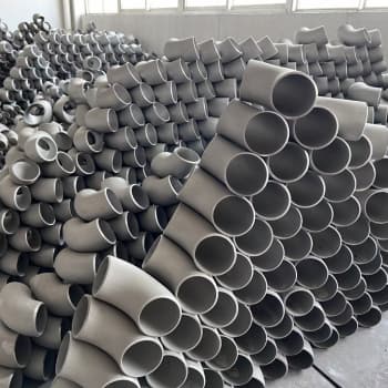 ASTM B423 Incoloy 825 ข้อศอกรัศมียาว
